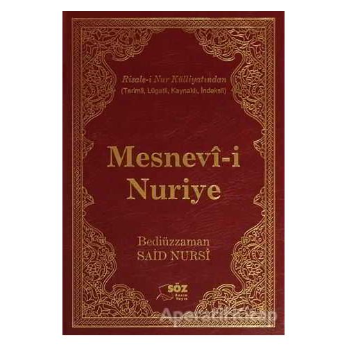 Mesnevi-i Nuriye Ciltli - Bediüzzaman Said-i Nursi - Söz Basım Yayın