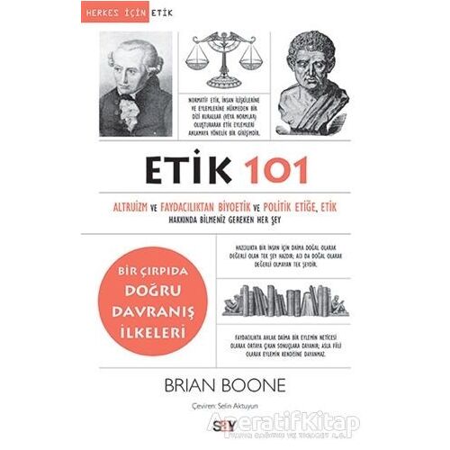 Etik 101 - Brian Boone - Say Yayınları