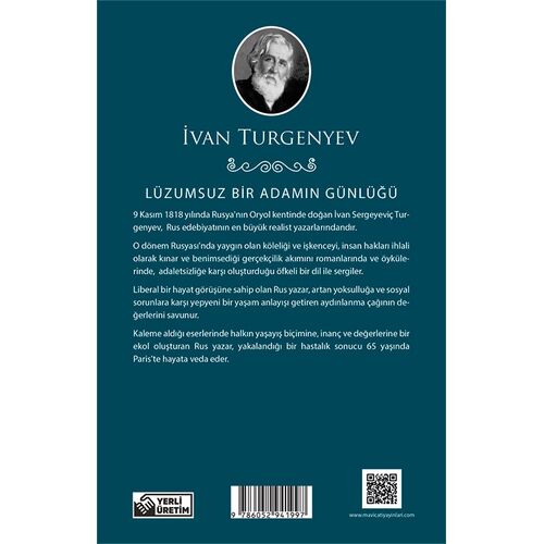 Lüzumsuz Bir Adamın Günlüğü - İvan Turgenyev - Maviçatı (Dünya Klasikleri)