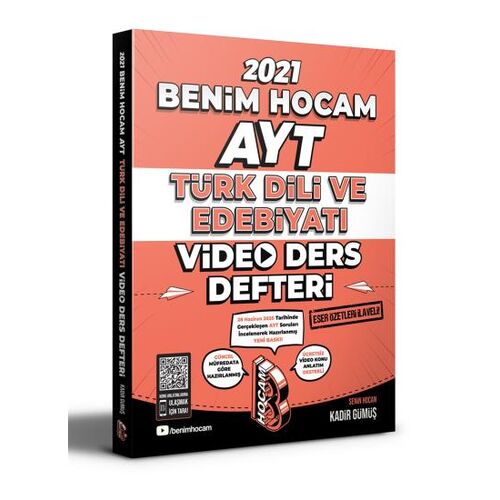 Benim Hocam 2021 AYT Türk Dili ve Edebiyatı Video Ders Defteri