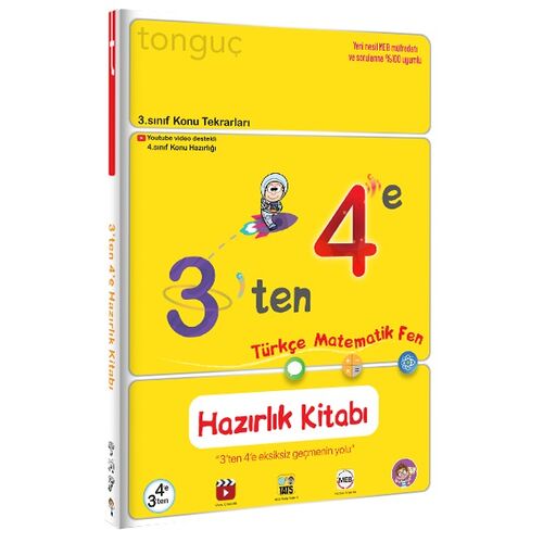 3’ten 4’e Hazırlık Kitabı Tonguç Akademi
