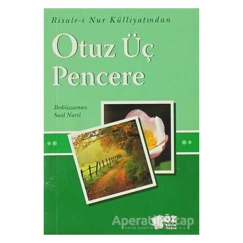 Otuz Üç Pencere (Mini Boy) - Bediüzzaman Said-i Nursi - Söz Basım Yayın