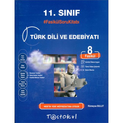 11.Sınıf Türk Dili ve Edebiyatı Fasikül Soru Kitabı Test Okul Yayınları