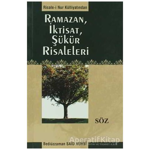 Ramazan, İktisat, Şükür Risaleleri Cep boy - Bediüzzaman Said-i Nursi - Söz Basım Yayın