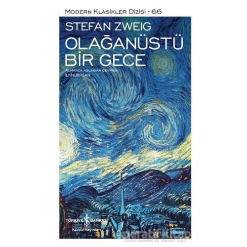 Olağanüstü Bir Gece (Şömizli) - Stefan Zweig - İş Bankası Kültür Yayınları