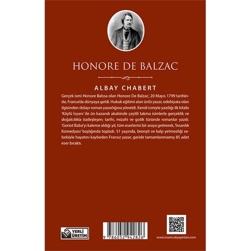 Albay Chabert - Honore De Balzac - Maviçatı (Dünya Klasikleri)