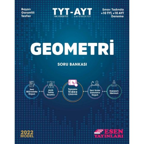 Esen 2022 TYT AYT Geometri Soru Bankası