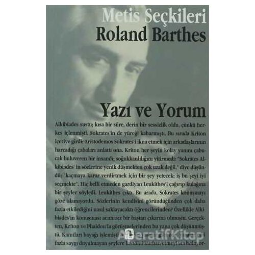 Yazı ve Yorum - Roland Barthes - Metis Yayınları
