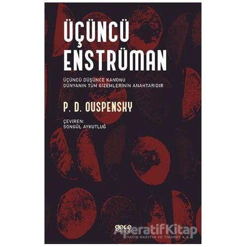 Üçüncü Enstrüman - P. D. Ouspensky - Gece Kitaplığı