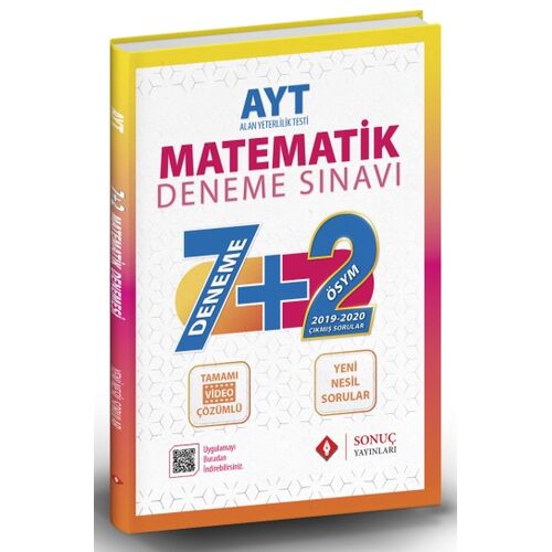 Sonuç AYT Matematik 7+2 Deneme Video Çözümlü