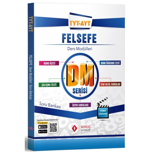 Sonuç TYT AYT Felsefe DM Ders Modülleri Soru Bankası