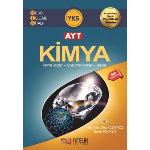 Nitelik YKS AYT Kimya Ders İşleme Kitabı