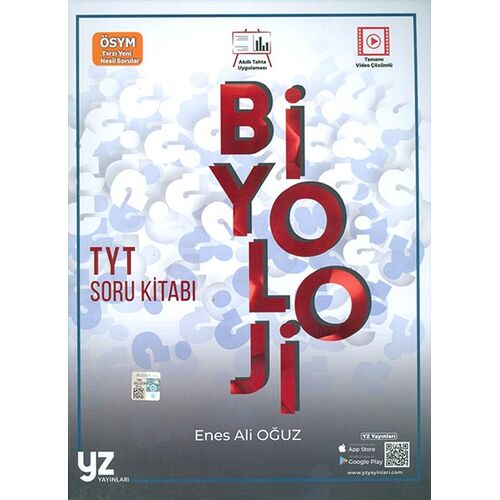 TYT Biyoloji Soru Kitabı YZ Yayınları