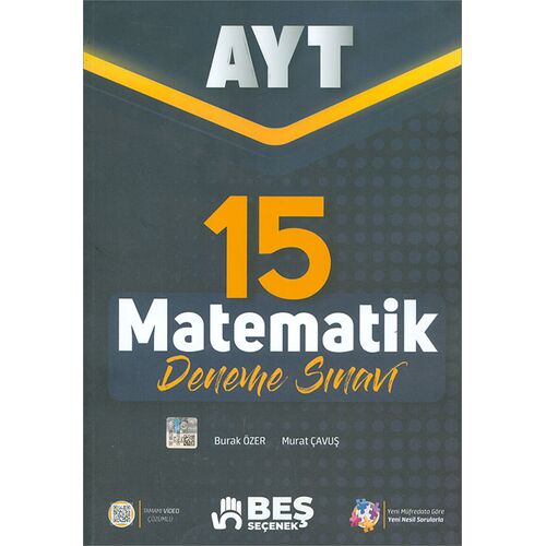 AYT 15 Matematik Deneme Sınavı Beş Seçenek Yayınları