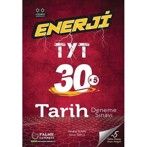 Palme TYT Tarih Enerji 30x5 Deneme Sınavı Video Çözümlü