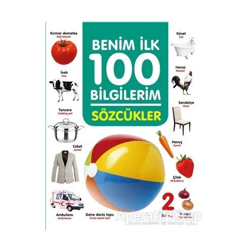 Sözcükler - Benim İlk 100 Bilgilerim - Ahmet Altay - 0-6 Yaş Yayınları