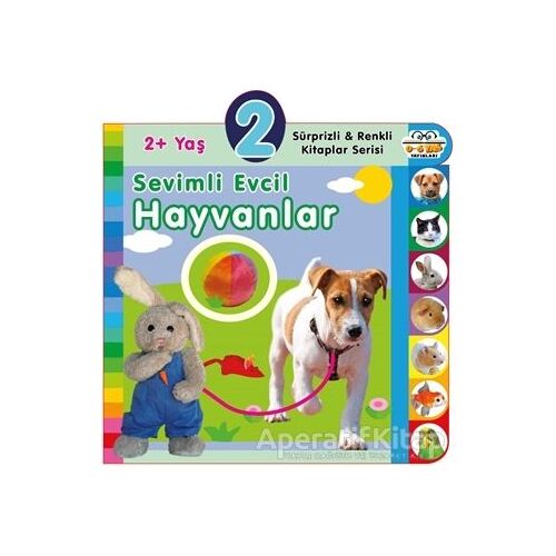 2+ Yaş Sevimli Evcil Hayvanlar - Kolektif - 0-6 Yaş Yayınları