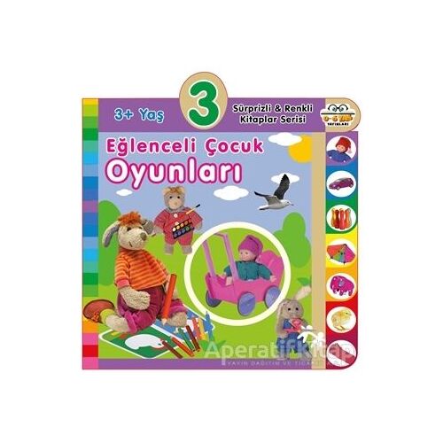 3+ Yaş Eğlenceli Çocuk Oyunları - Kolektif - 0-6 Yaş Yayınları