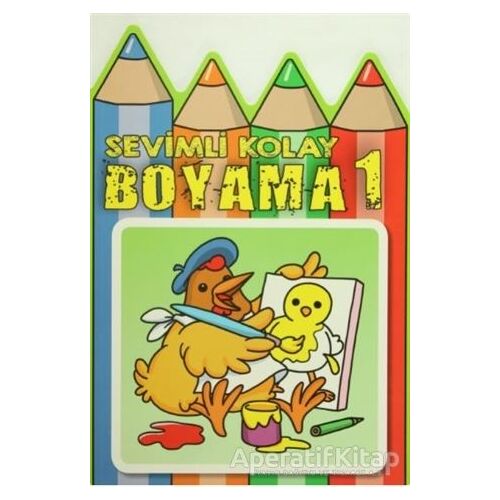 Sevimli Kolay Boyama 1 - Kolektif - Parıltı Yayınları