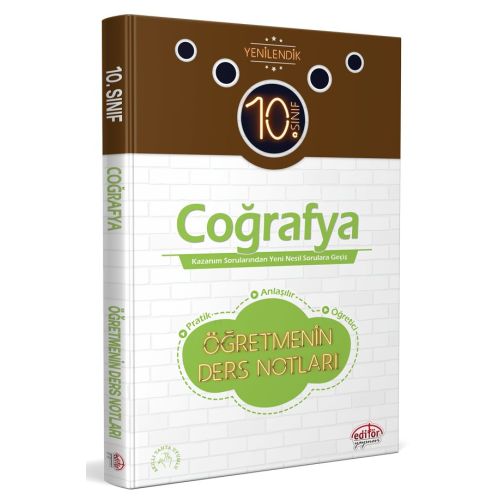 Editör 10. Sınıf Coğrafya Öğretmenin Ders Notları