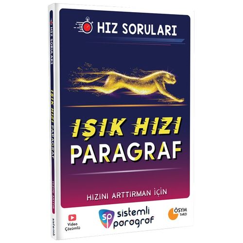 TYT Işık Hızı Paragraf Soru Bankası Sistemli Paragraf Yayınları