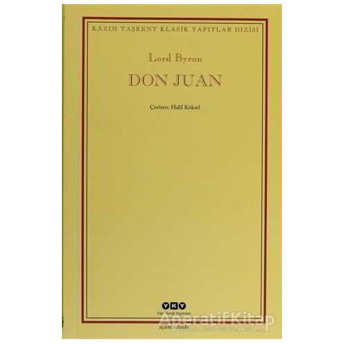 Don Juan - Lord Byron - Yapı Kredi Yayınları