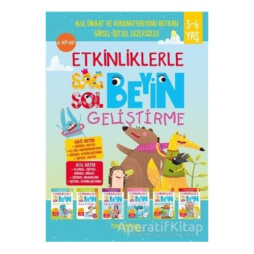 Etkinliklerle Sağ Beyin Sol Beyin Geliştirme - Canan Öztürk - Hayykitap