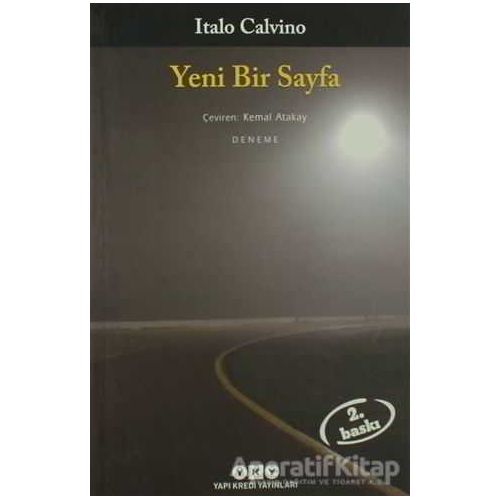 Yeni Bir Sayfa - Italo Calvino - Yapı Kredi Yayınları