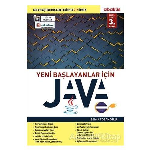 Yeni Başlayanlar İçin Java - Bülent Çobanoğlu - Abaküs Kitap