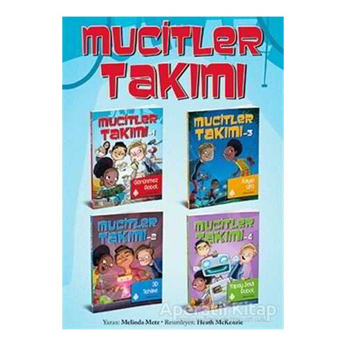 Mucitler Takımı Seti (4 Kitap) - Melinda Metz - Uğurböceği Yayınları