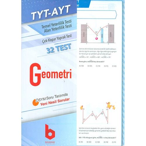 2020 TYT-AYT Geometri Çek - Kopar Yaprak Test - Kolektif - Basamak Yayınları