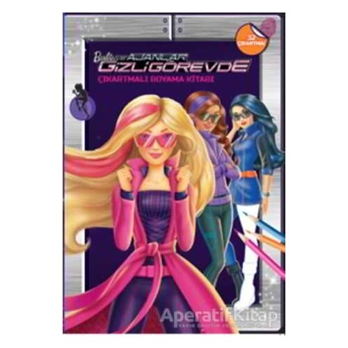 Barbie ve Ajanlar Gizli Görevde - Çıkartmalı Boyama Kitabı - Kolektif - Doğan Egmont Yayıncılık