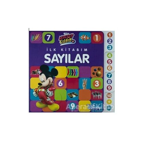 Mickey ve Çılgın Yarışçılar - İlk Kitabım Sayılar - Kolektif - Doğan Egmont Yayıncılık