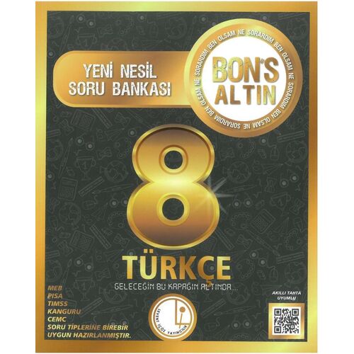 Levent İçöz 8. Sınıf Türkçe Bons Altın Soru Bankası - Kolektif - Bons Yayınları