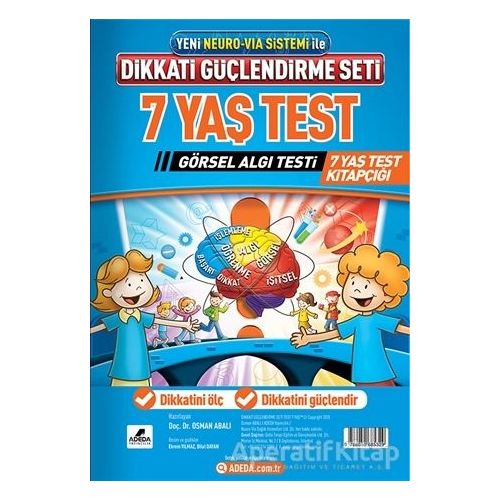 Dikkati Güçlendirme Seti 7 Yaş Test - Osman Abalı - Adeda Yayınları