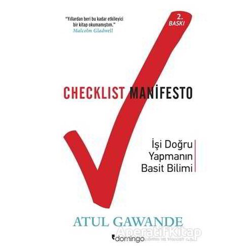 Checklist Manifesto - Atul Gawande - Domingo Yayınevi