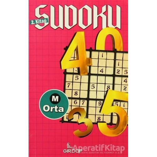 Sudoku 2. Kitap - Orta - Salim Toprak - Girdap Kitap