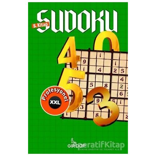 Sudoku 5. Kitap - Profesyonel - Salim Toprak - Girdap Kitap