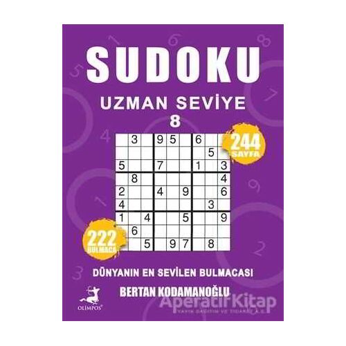 Sudoku Uzman Seviye 8 - Kolektif - Olimpos Yayınları