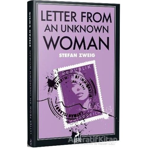 Letter From An Unknown Woman - Stefan Zweig - Ren Kitap