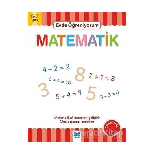 Evde Öğreniyorum - Matematik - Peter Patilla - Mavi Kelebek Yayınları