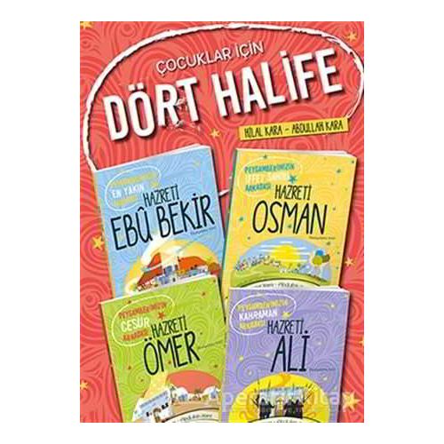 Çocuklar İçin Dört Halife Seti (4 Kitap Takım) - Hilal Kara - Uğurböceği Yayınları