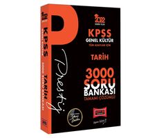 Yargı 2022 KPSS Genel Kültür Tarih Prestij Seri Tamamı Çözümlü 3000 Soru Bankası